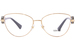 Versace VE1284 Eyeglasses Women's Full Rim Cat Eye