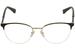 Versace VE1247 Eyeglasses Women's Semi Rim Round Shape