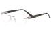 Versace Women's Eyeglasses VE1225B VE/1225/B Rimless Optical Frame