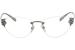 Versace Women's Eyeglasses VE1254B VE/1254/B Rimless Optical Frame