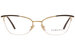 Versace Women's Eyeglasses VE1261B VE/1261/B Half Rim Optical Frame