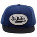 Von Dutch Men's Flat Brim Strapback Baseball Cap Hat