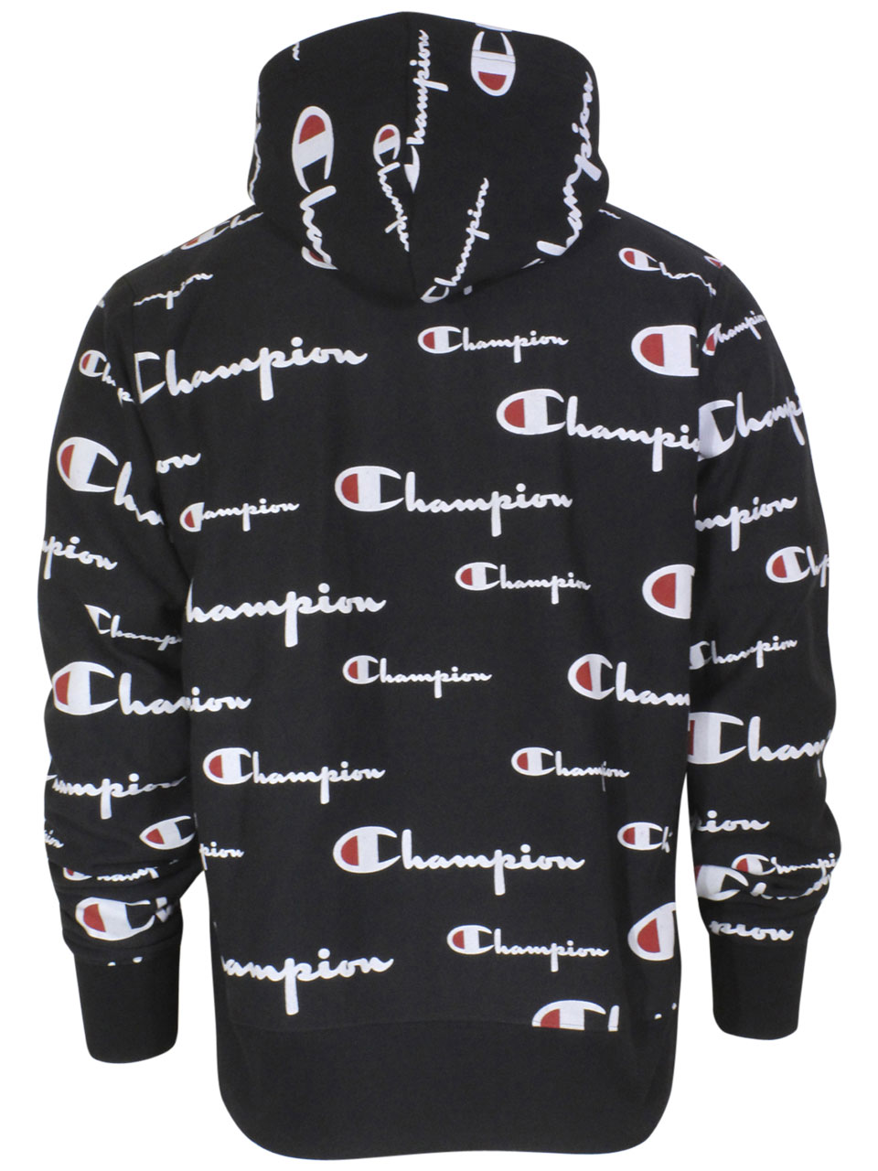 champion plush hooded sweatshirt