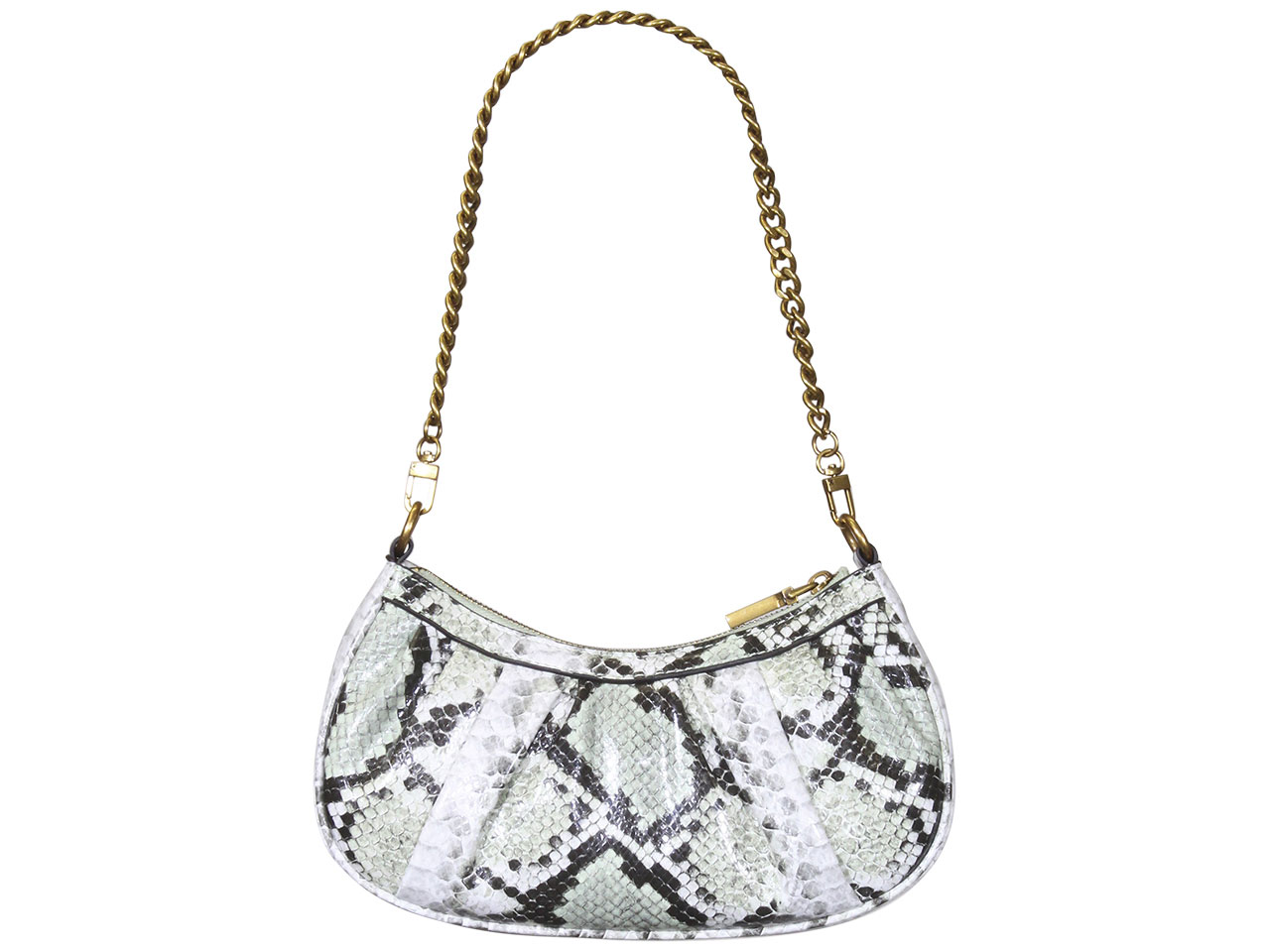 Guess Mariana Top Zip Shoulder Bag Handbags Natural Python