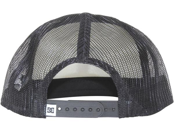 DC Shoes Adjustable Gas-Station-Trucker Snapback Hat Men\'s White/Black Cap