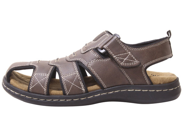 Dockers Men's Searose Fisherman Sandals Memory Foam Shoes Briar Sz: 13  90-21379