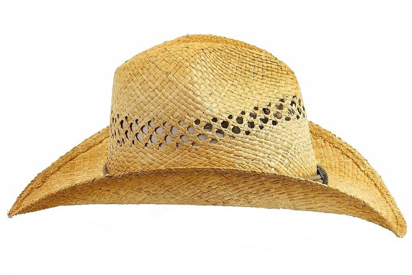 mens vented straw hats