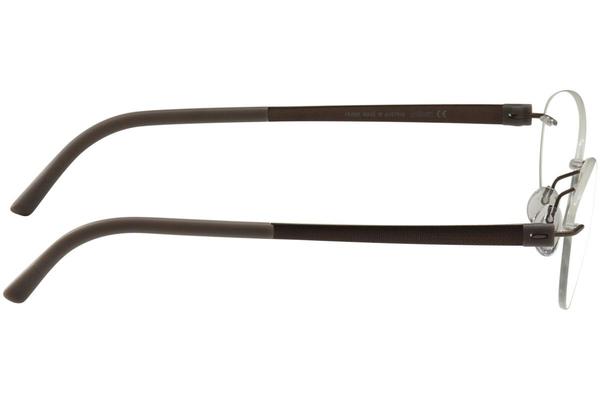 silhouette eyeglasses titan accent chassis 5452 rimless optical frame