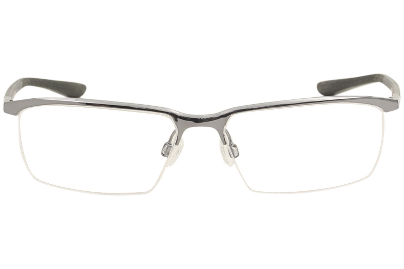 Nike Men S Eyeglasses 6071 Half Rim Titanium Optical Frame