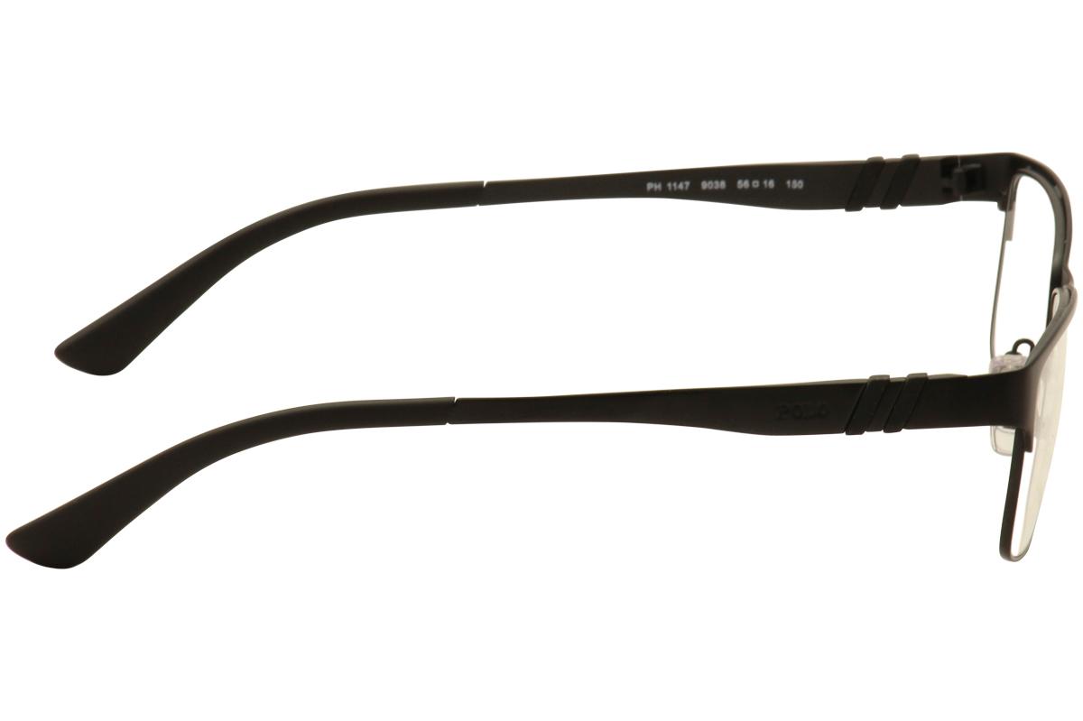 Polo Ralph Lauren Men's Eyeglasses PH1147 PH/1147 9038 Black Optical Frame  54mm 