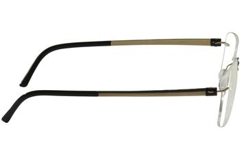 silhouette eyeglasses titan accent chassis 5452 rimless optical frame