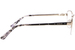 Bebe BB5232 Eyeglasses Women's Semi Rim Rectangle Shape