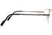 Cazal 7098 Eyeglasses Men's Semi Rim Rectangle Shape