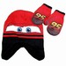 Disney Pixar Cars Lightning McQueen Toddler Boy's Hat & Mittens Set 2-4T