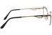 Diva 5555 Eyeglasses Women's Semi Rim Cat Eye