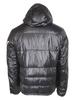 Donna Karan DKNY Men's Water Resistant Zip Front Logo Hooded Puffer Jacket