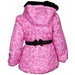 Hello Kitty Girl's HK033 Puffer Fleece Lined Winter Jacket