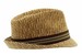 Henschel Men's Vented Two-Tone Straw Fedora Hat