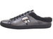 Karl Lagerfeld Paris Men's Backless Sneakers Leather Faux Fur