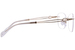 Line Art Aria XL2156 Titanium Eyeglasses Women's Rimless Square Shape