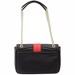 Love Moschino Women's Quilted & Zipper Double Chain Handle Satchel Handbag