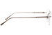 Michael Ryen MR-356 Eyeglasses Men's Rimless Square Shape