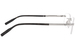 Mont Blanc MB0023O Eyeglasses Men's Rimless Rectangular Optical Frame