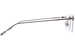 Mont Blanc MB0241O Eyeglasses Men's Rimless Rectangle Shape