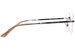 Mont Blanc MB0268O Eyeglasses Men's Rimless Oval Shape