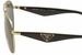 Prada Triangle SPR53Q SPR/53Q Aviator Sunglasses