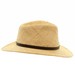 Scala Men's Raffia With Kangaroo Logo Outback Hat