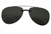 Silhouette Sunglasses 5090 A1 Blue-Grey Mirror Polarized Clip-On Sunglasses