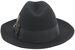 Stacy Adams Men's Cannery Row Wool Pinch Front Fedora Hat