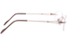 Tuscany Women's Eyeglasses 572 Rimless Optical Frame