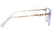 Vogue VO5461 Eyeglasses Women's Full Rim Cat Eye w/Chain