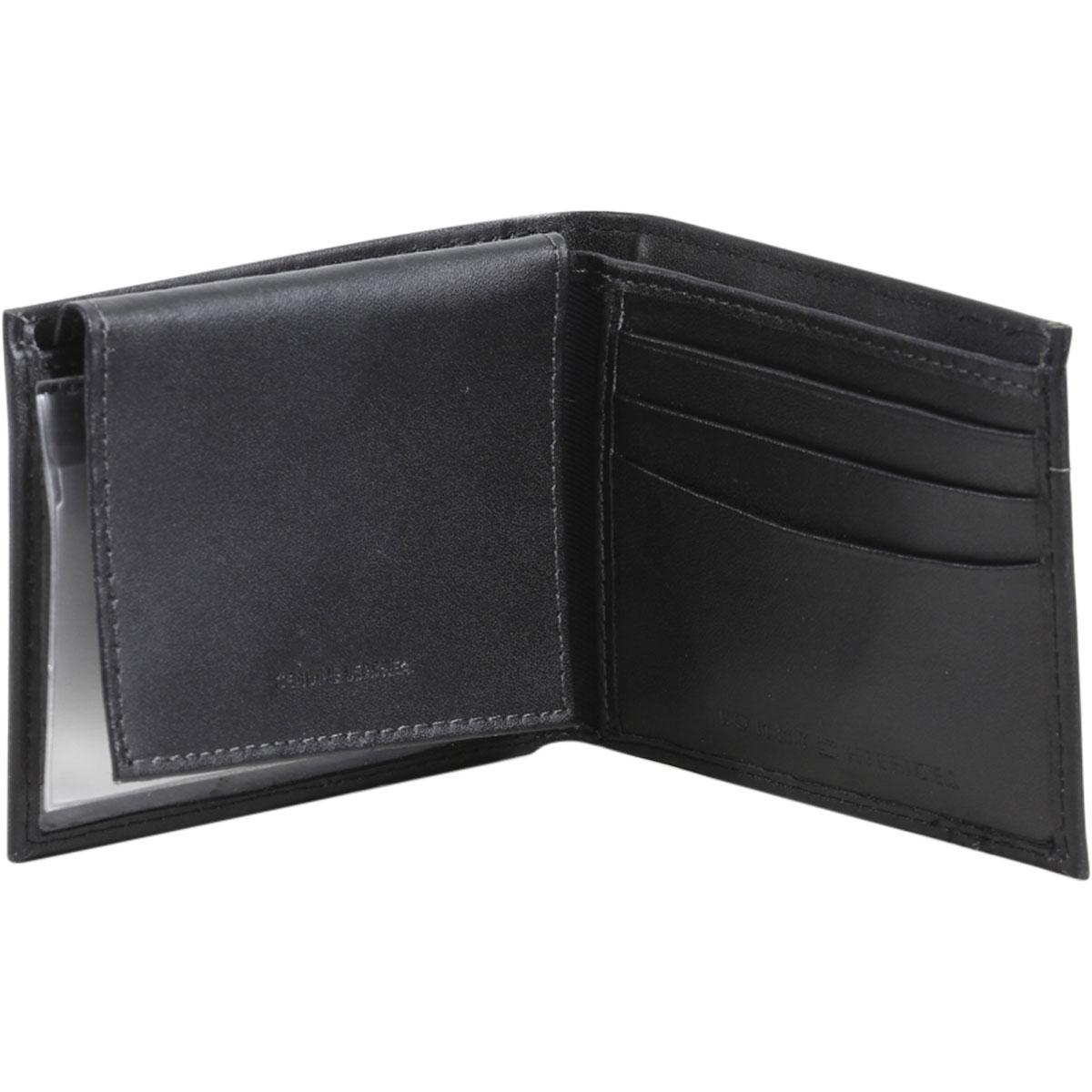 Tommy Hilfiger Men's Genuine Leather Bi-Fold Passcase Wallet | JoyLot.com