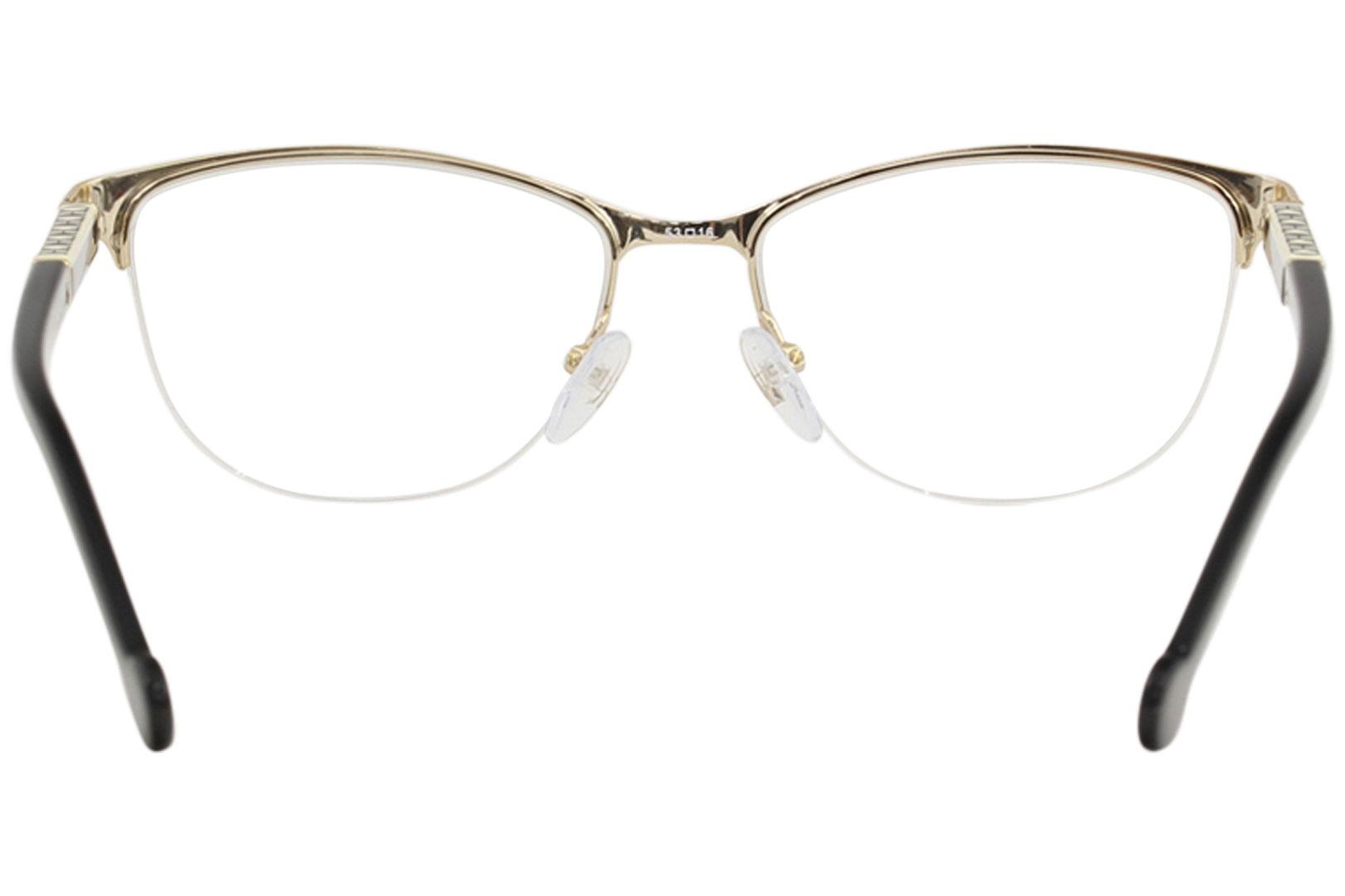 CH Carolina Herrera Women's Eyeglasses VHE079K VHE/079/K Half Rim ...