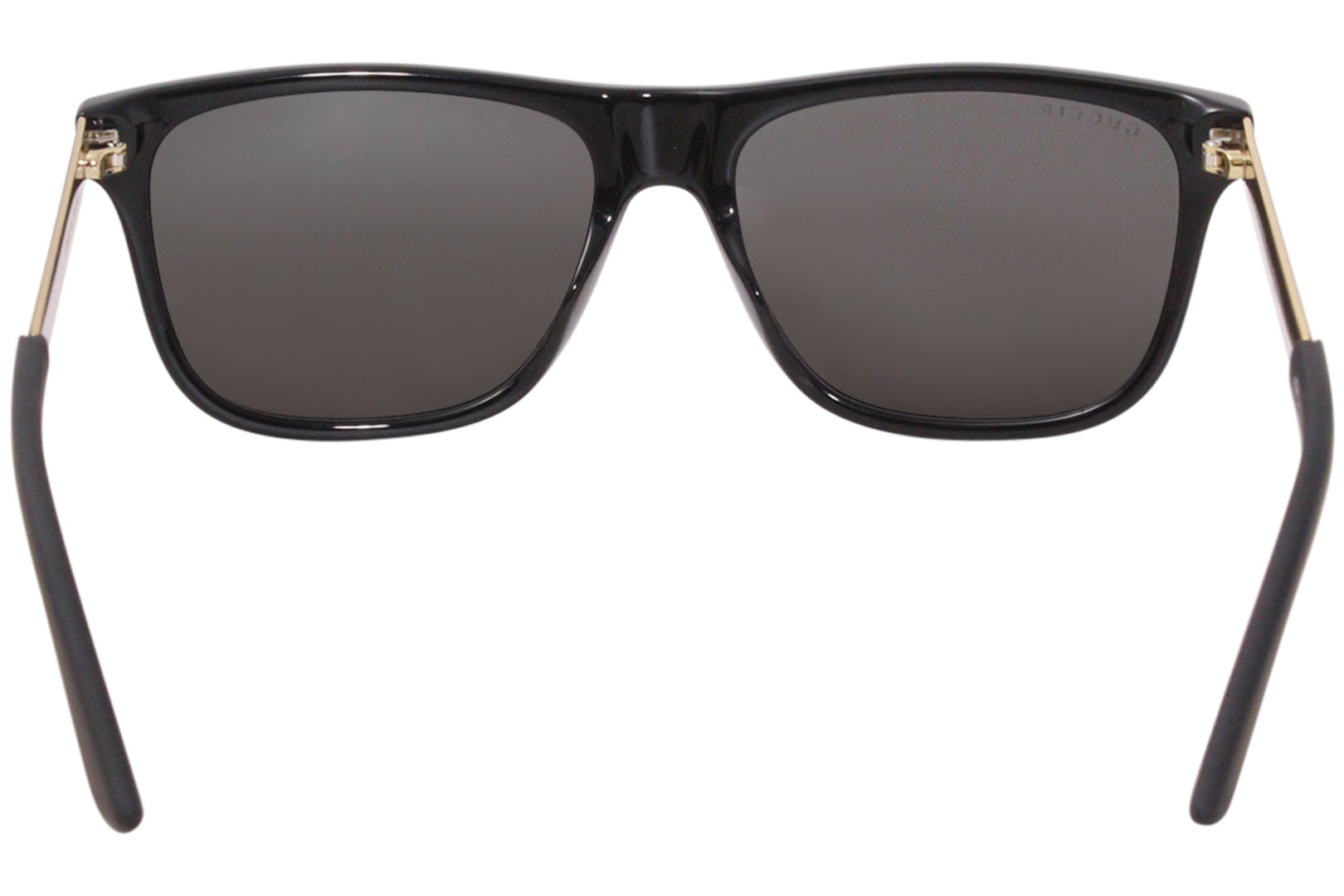 GUCCI Web Rectangle Sunglasses GG0381S Black-US