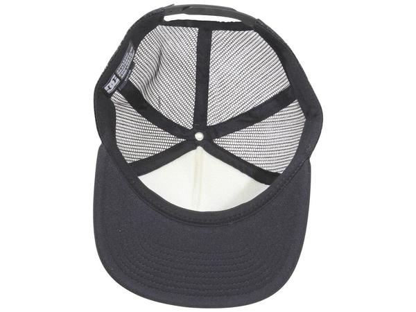 DC Shoes Men\'s Gas-Station-Trucker Hat Cap White/Black Adjustable Snapback