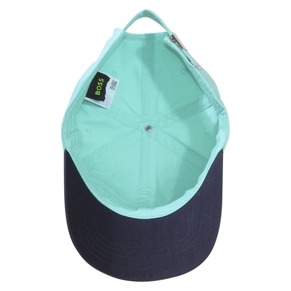 Hugo Boss Mens Cap-Bold-Curved Baseball Strapback Open Cap Size) Green Hat(One
