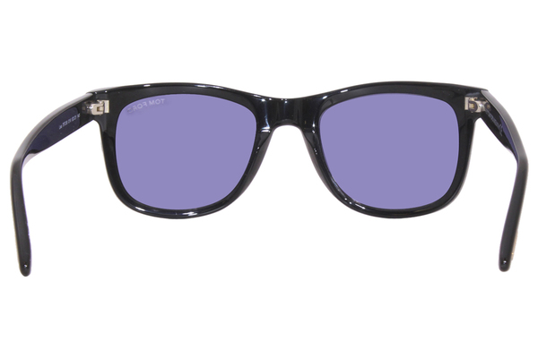 Tom Ford Leo TF336 01V Black/Blue Sunglasses 52-21-145mm 