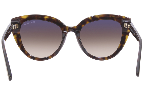 Tom Ford Tori TF938 69T Sunglasses Women's Transparent Burgundy