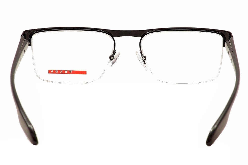 Prada Linea Rossa Men's Eyeglasses VPS57E VPS/57E Semi-Rim Optical