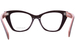 Alexander McQueen AM0305O Eyeglasses Frame Women's Full Rim Cat Eye