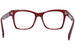 Alexander McQueen AM0388O Eyeglasses Women's Full Rim Square Shape