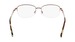 Anne Klein AK5111 Eyeglasses Women's Semi Rim Rectangle Shape