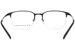 Armani Exchange AX1032 Eyeglasses Frame Men's Semi-Rim Rectangular