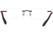 Blackfin Aero A-M BF942 Eyeglasses Rimless Oval Shape