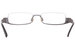 Boucheron BEO-122.01 Reading Glasses Men's Semi Rim Rectangular