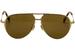 Brioni Men's BR 0011S 0011/S Titanium Pilot Sunglasses